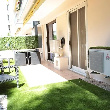 Rez-de Jardin A 2 Minutes De La Croisette Et Des Plages Lejlighed *